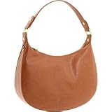 LAUREN Ralph Lauren Newbury Leather Zip Hobo (Lauren Tan)