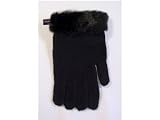 Review Hollywood Kitchens  / Baking Beauty's Oven Gloves Mia Mink Black with Mink Trim Oven Gloves 1-pair