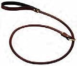 Mendota Leather Rolled Slip Lead - 3/4 x 4'