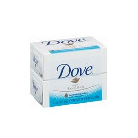 Dove Gentle Exfoliating Beauty Bar Soap, 4.2 Oz, 2 Ea