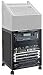 QuikLok RS513 14-Space Steel Studio Rack with Casters