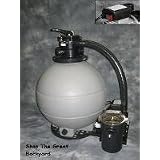 Buy High Performance Above Ground Pool Sand Filter System with 2HP Motor and 22 inch... by Columbia
