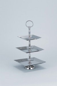 Square 3-Tier Tray, 5½