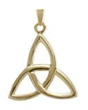 10 Karat Yellow Gold Trinity Knot Celtic Pendant with 18 chain