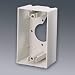 Cables To Go Premise Plus Single Gang Surface Box Ivory ( 03838 )