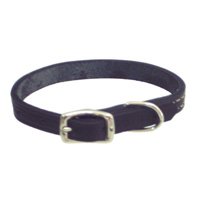 Circle T Leather Collar- 3/8" width