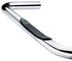 Bullett Professional Grade Side Nerf Bar Steps Polished Stainless Steel Jeep Wrangler 1997 to 2006