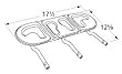 Stainless Steel Figure-8 Burner for Sunbeam, BBQ Pro, Kenmore, Outdoor Gourmet, Sams, Steelman, Ducane, Arkla, Charmglow and Uniflame Grills