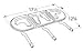 Stainless Steel Figure-8 Burner for Sunbeam, BBQ Pro, Kenmore, Outdoor Gourmet, Sams, Steelman, Ducane, Arkla, Charmglow and Uniflame Grills