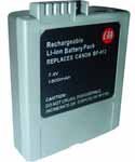 CTA DB-BP412 Lithium-Ion Battery (7.4v, 1800mAh) - Replacement for Canon BP-412 Camcorder Battery