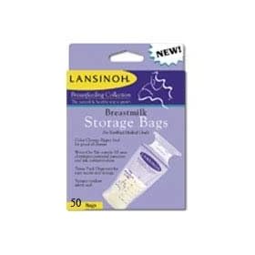 Lansinoh Breast Milk Storage Bags, 50-Count