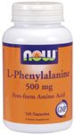 L-Phenylalanine by NOW Foods - (500mg - 120 Capsules)