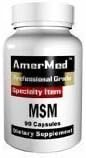 MSM 99% Pure, 120 capsules by Amermed