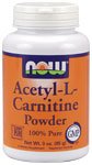 Acetyl-L-Carnitine Powder by NOW Foods - (635mg - 3 oz. Powder)