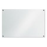 The Board Dudes 46006UA-1 GlassX Frosted Glass Dry Erase Board, 35 x 23 Inches, Unframed