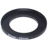 Adorama Step-Up Adapter Ring 37mm Lens to 52mm Filter Size