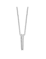18" 10 Graduated CZ Drop Necklace