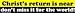 His return is near - Do not miss it for the world! bumper sticker
