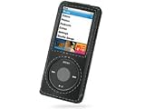 PDAIR レザーケース for iPod nano(4th gen.) ベルトクリップ付 スリーブタイプ ブラック PALCIPDN4BS/BLの画像
