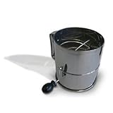 Review KegWorks  / Professional Rotary Flour Sifter - Holds 8 Cups