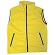 Maxam Mountain Yellow 100% Polyester Fleece Vest Large (Mens 38-40 Ladies 14-16)