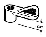 L5511 7/16 PLASTIC SCREEN CLIP