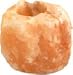 SALT ROCK LUMINARIES by Salt Rock Luminaries THESE 4 X 3 HAND CUT TEALIGHT CANDLEHOLDERS, CREATE A WARM GLOW OF SOOTHING CANDLELIGHT. DUE TO THE NATURE OF THE MATERIAL EACH HOLDER VARIES SLIGHTLY IN SIZE AND SHAPE. A CORK BOTTOM PROTECTS SURFACES.