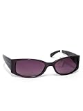 STEVE MADDEN Sunglasses Rectangle Metallic Plum Plastic - B001F0IC86