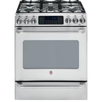 GE Cafe : CGS980SEMSS 30in Free Standing Gas Range with 5 Sealed Burners