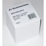 SOE Notizklotz 5803 weiss 80g 9x9x9cm hf 800 Bl./Block