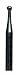 B1/2 Ball Shaped Diamond Bur - Approx Head Diameter 1.2mm - 1/16 Shank (Made In USA)