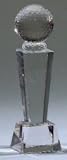 Golf Trophy, 8.5OPTICAL CRYSTAL