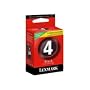 Lexmark Cartridge No. 4 - Print cartridge (photo) - 1 x black - 175 pages - LRP