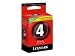 Lexmark Cartridge No. 4 - Print cartridge (photo) - 1 x black - 175 pages - LRP