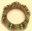 Bead Napkin Rings Set / 6