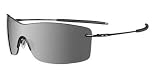 12-919 - Oakley Nanowire Sunglasses Polished Black Frame with Black Iridium Polarized Lens by Oakley