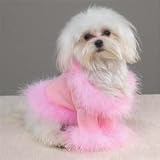 Puttin on the Glitz Dog Sweater Large Pink