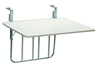 Videx 16001 Balkonklapptisch 60x80cm weiß