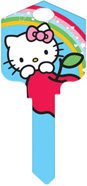 Hello Kitty Blue Schlage SC1 House Key