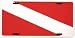 Scuba Divers Diving Flag LP - 2144