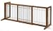 Pet Supplies : Richell Freestanding Pet Gate with Wood Finish, Large