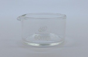 SEOH Crystallizing Dish with Spout Borosilicate Glass OD 60mm