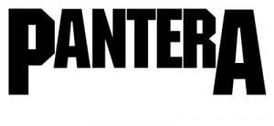 PANTERA BAND WHITE LOGO VINYL DECAL STICKER