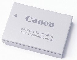 Canon NB-5L Battery Pack for Canon SD700IS - SD790IS - SD800IS - SD850IS - SD870IS - SD880IS - SD890IS - SD900 - SD950IS - SD990IS - SD970IS & SX200IS Digital Cameras