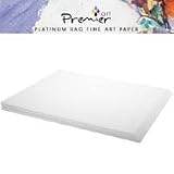 Premier Imaging Platinum Rag Fine Art Archival Luster, E Surface Inkjet Paper, 14mil, 285g/m2, 11 x 17, 50 Sheets