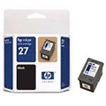 Compatible HP 27 Ink Cartridge. COMPATIBLE HP 27 Ink Cartridge (HP C8727AN). Black Inkjet Cartridge, 220 pages. HP Compatible COM-C8727AN Fits printer models: Deskjet 3650/3620v/3520/3520v/3420/3425/3320/3650v/ 3550/3740/3745/3745V/3747/3840/3843/3845/5551, Photosmart 7150/7350/7550, PSC 2110/2210/2150, Officejet 4315/5610/6110