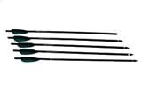 Barnett 18 Crossbow Arrows Black/Green With Field Point 5PK Md: 16107