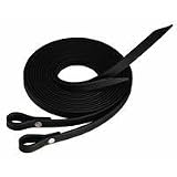 Weaver Leather CD-2034-BK Synthetic Split Reins