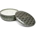 Voluspa Seasons Frost Pinecone 3 Wick Candle Tin