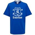 Everton Essentials Crest Print T-Shirt - Everton Blue